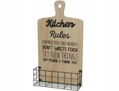 Półki do kuchni - Wisząca Półka metalowa Loft Organizer na przyprawy - miniaturka - grafika 1