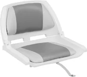 Wyposażenie sportowe i gimnastyczne - MSW Fotel do łodzi 45x51x38 cm biało-szary MSW-MBS-03 - miniaturka - grafika 1