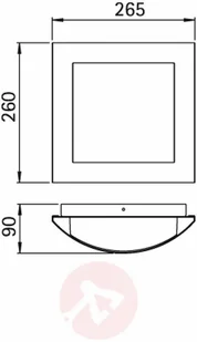 Albert Leuchten Zewnętrzna lampa sufitowa/ścienna 439 - Lampy ogrodowe - miniaturka - grafika 2