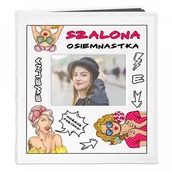 Albumy fotograficzne - NA Murrano Album z Okienkiem Prezent Osiemnastkę Możesz Wszystko ALB-BO-BK-UV-024 - miniaturka - grafika 1