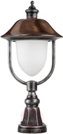 Lampy ogrodowe - LCD Słupek oświetleniowy 1157, czarny/miedziany - miniaturka - grafika 1