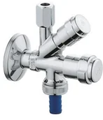 Akcesoria do armatury i ceramiki - Grohe WAS zawór kątowy, kombinowany, 3/8" 41070000 41070000 - miniaturka - grafika 1