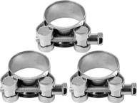 Akcesoria do urządzeń ogrodniczych - VOREL Obejma opaska śrubowa zaciskowa ocynkowana GBS W1 27-29mm 3szt - miniaturka - grafika 1