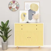 Naklejki na drzwi i meble - vidaXL Okleina meblowa samoprzylepna, dąb japoński, 500x90 cm, PVC vidaXL - miniaturka - grafika 1