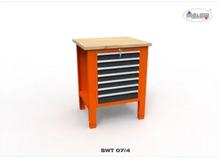 Malow Stół narzędziowy SWT 07/04 "JEDYNKA" warsztat metalowy na klucz SWT07/04 - Stoły warsztatowe Malow Stół narzędziowy SWT 07/04 "JEDYNKA" warsztat metalowy na klucz SWT07/04 - Stoły warsztatowe - miniaturka - grafika 1