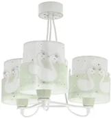 Lampy sufitowe - Dalber 61717H - Żyrandol dziecięcy SWEET LOVE 3xE27/60W/230V zielony - miniaturka - grafika 1