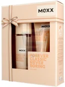 Zestawy kosmetyków męskich - Mexx Forever Classic Never Boring for Her Zestaw Dezodorant w atomizerze 75 ml + Żel pod prysznic 50 ml - miniaturka - grafika 1