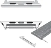 Akcesoria do smartwatchy - Alogy Adapter zapięcie do paska do Apple Watch 38/40/41mm Srebrny 9379X27 - miniaturka - grafika 1
