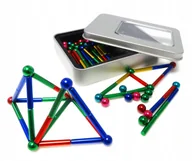 Klocki - Klocki Magnetyczne Kulki 8mm 126 element Box U257 - miniaturka - grafika 1