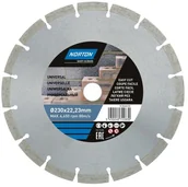 Materiały ścierne - Norton Tarcza diamentowa do cięcia uniwersalna 230 x 22,23 mm 70184602181 - miniaturka - grafika 1
