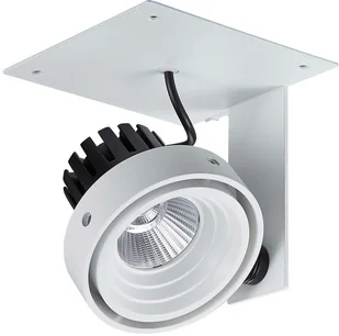 Italux Spot LAMPA sufitowa PATRIZIO GL7118-1/1X12W 3000K WH+BL podtynkowa OPRAWA LED 12W wpust do zabudowy reflektorek biały - Lampy sufitowe - miniaturka - grafika 2