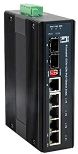 LevelOne Level One 4 X 10/100/1000Mbps Gigabit PoE Rj45 Transceiver (Combo, Gigabit SFP (100/1G), terminal Block, Auto-negotiation, Auto MDI/MDIX, 12 Gbps, 1024 KB buffer, 48 55 VDC) 4015867188507 - Switche LevelOne Level One 4 X 10/100/1000Mbps Gigabit PoE Rj45 Transceiver (Combo, Gigabit SFP (100/1G), terminal Block, Auto-negotiation, Auto MDI/MDIX, 12 Gbps, 1024 KB buffer, 48 55 VDC) 4015867188507 - Switche - miniaturka - grafika 1