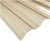 Pokrycia dachowe - Płyta trapezowa PVC Brązowa 250 x 90 cm - miniaturka - grafika 1