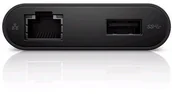 Adaptery i przejściówki - Dell Część zamienna: Adaptor USB-C to HDMI/VGA/Ethernet/USB 3.0 DA200, yrpdk (Ethernet/USB 3.0 DA200) YRPDK - miniaturka - grafika 1