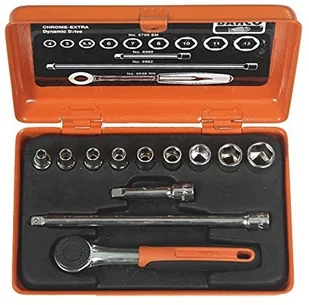 Bahco zestaw kluczy nasadowych 1/4" grzechotka z 6950rn, 12-częściowy 6712RN - Klucze i nasadki Bahco zestaw kluczy nasadowych 1/4" grzechotka z 6950rn, 12-częściowy 6712RN - Klucze i nasadki - miniaturka - grafika 1