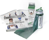 Gumy, taśmy, ekspandery - Thera-Band taśma do ćwiczeń, dołączony woreczek na zamek, 2,5 m, zielony, 2,5 m 4021695003000 - miniaturka - grafika 1