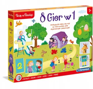 Clementoni Edukacyjny zestaw 8w1 - Gry planszowe - miniaturka - grafika 3