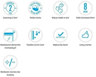 Deante ABELIA Walk-In 110 KTA N32P - Kabiny prysznicowe - miniaturka - grafika 8