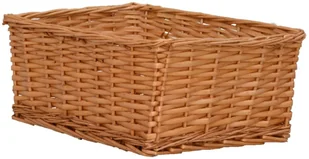 vidaXL vidaXL 4-częściowy zestaw koszyków składanych razem, brązowa wiklina - Pudła i pojemniki do przechowywania - miniaturka - grafika 8