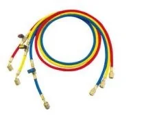 Rothenberger Trzy węże ciśnieniowe 1/4 cal SAE, plus - Akcesoria do wentylacji i klimatyzacji - miniaturka - grafika 3