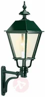 Lampy ogrodowe - K. S. Verlichting B. V. Klasyczna lampa ścienna zewnętrzna Eemnes, zielona - miniaturka - grafika 1