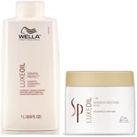 Zestawy kosmetyków damskich - Wella Sp Luxe Oil Szampon 1000 ML + Maska 400 ML - miniaturka - grafika 1
