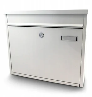 Skrzynka pocztowa na listy naścienna (biały) - Skrzynki na listy - miniaturka - grafika 5