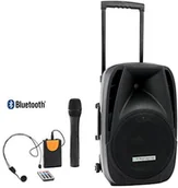 Akcesoria do MP3 - Pronomic pronomic 00036613 ph12aw wiertarka Aktywny Box, walizka na kółkach Box, Speaker, RMS, 5 godzin Czas pracy, Bluetooth, odtwarzacz MP3/SD/USB) w zestawie mikrofon, radiowe Zestaw słuchawkowy, pilota zda 00036613 - miniaturka - grafika 1