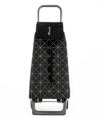 Walizki dla dzieci - Rolser Torba na zakupy Jet Star Joy na kółkach czarno biała - miniaturka - grafika 1