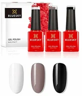 Lakiery do paznokci - Bluesky Zestaw lakierów żelowych do paznokci, Classic Leopard; Cream Puff 80501, Blackpool 80518, Beige Tan 63922; 3 x 5 ml czarny, różowy, pastelowy, Nude Minis-80501-80518-63922 - miniaturka - grafika 1