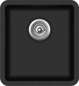 Zlewozmywaki - Aquasanita Arca SQA101 601 Czarny metalik - miniaturka - grafika 1