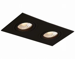 Light Prestige Metis 2 podtynkowa czarna LP-2780/2RS BK - Oprawy, klosze i abażury - miniaturka - grafika 2