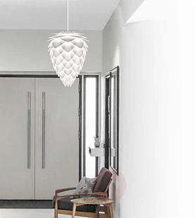 Vita Copenhagen Conia medium efektowna lampa wisząca, biała - Lampy sufitowe - miniaturka - grafika 4