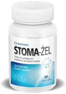 Eurowet Stoma-Żel - Pasta Do Pielegnacji Uzębienia Psów I Kotów 50G - Suplementy i witaminy dla kotów - miniaturka - grafika 5