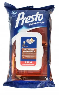 Presto 2W1 Ściereczki + Płyn Do Mebli Drewnianych - Ściereczki, gąbki, czyściki - miniaturka - grafika 6