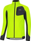 Kurtki i kamizelki sportowe męskie - Gore wear GORE WEAR R3 Partial Gore Windstopper Koszulka Mężczyźni, neon yellow/black L 2021 Kurtki do biegania 100287089905 - miniaturka - grafika 1