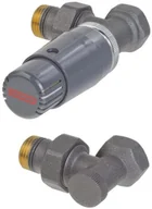 Akcesoria grzewcze - Luxrad Zestaw termostatyczny KĄTOWY 1/2" - miniaturka - grafika 1