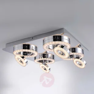 Lampa sufitowa LED Tim z 8 pierścieniami - Lampy sufitowe - miniaturka - grafika 2