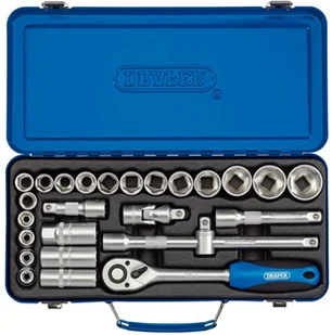 DRAPER Tools Zestaw kluczy i nasadek metrycznych 1/2", 26 elem., 16368 Tools - Śrubokręty - miniaturka - grafika 2