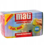 Ściereczki, gąbki, czyściki - Mati Zmywak kuchenny Maxi 5 sztuk - miniaturka - grafika 1