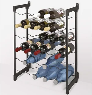 Metaltex Regał na wino metaltec Chianti na 30 butelek, epot herm powłoką 38.36.30 - Pozostałe akcesoria barmańskie - miniaturka - grafika 5