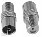 Akcesoria TV-SAT - przejście Space Gn. F / Gn. Tv proste - 100szt. - miniaturka - grafika 1