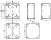 Rozdzielnie elektryczne - Schneider Abs ind box 192x164x87 lo tr NSYTBS19168 - miniaturka - grafika 1