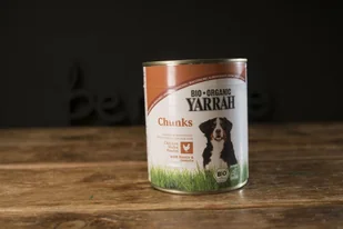 Yarrah DLA PSA) KAWAŁKI KURCZAKA Z POKRZYWĄ I POMIDOREM EKO 820 g bioplanet-8714265071904 - Mokra karma dla psów - miniaturka - grafika 3