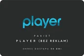 Kody i doładowania cyfrowe - ""Player"" Player"" Kod aktywacyjny Player bez reklam) 30 dni - miniaturka - grafika 1