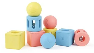 Hape Trio grzechotek geometrycznych - Grzechotki dla dzieci - miniaturka - grafika 2