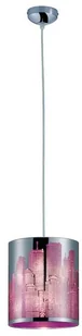 Trio T R I O Lampa wisząca CITY - fioletowa (R30081092)  - Lampy sufitowe - miniaturka - grafika 2