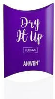 Anwen Anwen turban do włosów Dry It Up fioletowy - Pozostałe akcesoria fryzjerskie - miniaturka - grafika 2