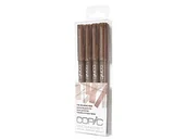 Kredki, ołówki, pastele i pisaki - Copic copic marker Multi zestaw Liner 4 piece, Brown by copic marker 11787104-00001 - miniaturka - grafika 1
