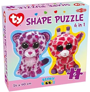 Tactic Puzzle Beanie Boos Shape Puzzle 4w1 - Puzzle - miniaturka - grafika 2